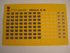DECAL 1/43 PROOF MOTOR PLATES