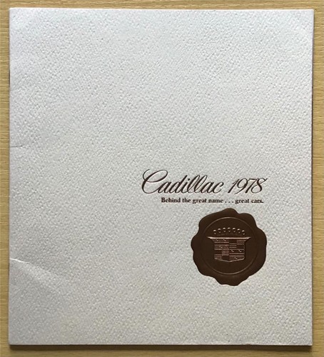 Brochure vendita auto - , cadillac