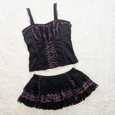 Y2k tripp set pezzi corsetto - set, 2