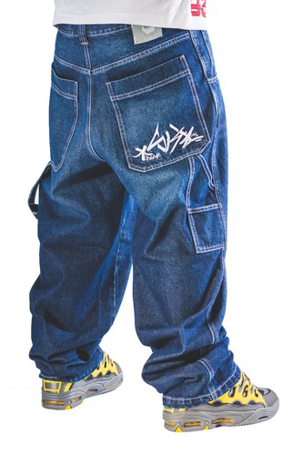 Jeans baggy uomo blu stone - baggy,
