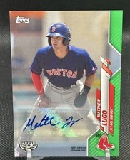 2020 Topps Pro Debutto - Matthew Lugo #PD-104 Autografi verdi /99 (AU, RC)