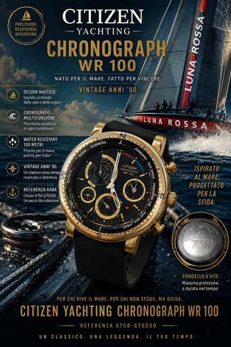 Citizen chronograph - citizen, wr