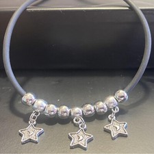 Collana con ciondolo stella e cuore chiave da donna catenina girocollo di 40 cm