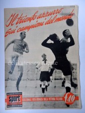CALCIO ITALIA GERMANIA 1955 supp 13 SPORT ILLUSTRATO