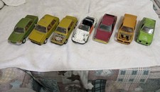 Mebetoys 1/25 Lotto Rottami Golf Giulietta Visa Alfetta Porsche Mercedes Chrysle