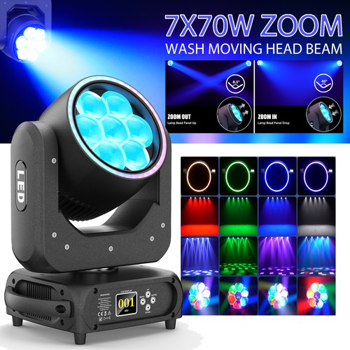 Faretto 7x70w rgbw - 7x70w, led