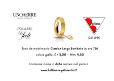 FEDE NUZIALE UNOAERRE 5 GRAMMI