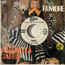 RAFFAELLA CARRA' Rumore - CATERINA CASELLI PROMO JUKEBOX + Copertina forata
