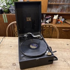 Vintage HMV Gramophone Model 97 Wind Up Record Player