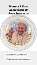 2 EURO - PAPA FRANCESCO COLORATO - SUBITO DISPONIBILE!!!