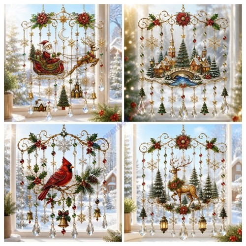 Nuovo caldo natale suncatcher - nuovo,
