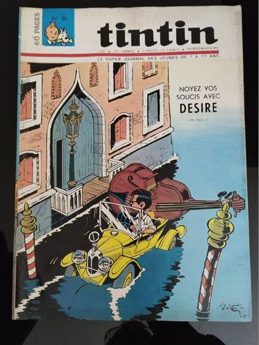 Tintin 07 1968 la - n°30,