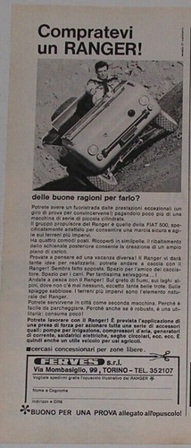 Advert pubblicità 1967 ferves - advert,