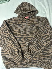 Felpa con cappuccio zip - cappuccio,