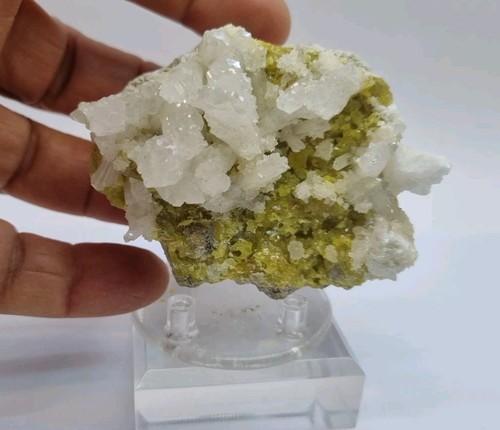 Minerali celestina con zolfo - minerali◇celestina,