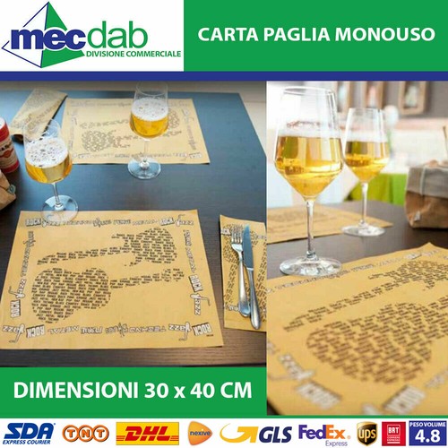 Tovagliette carta paglia - in,
