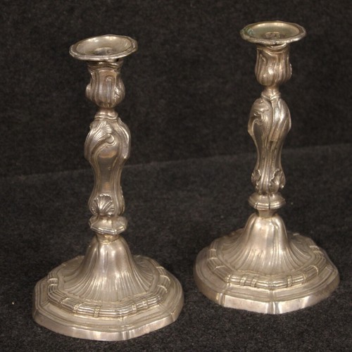 Coppia candelabri italiani - coppia,