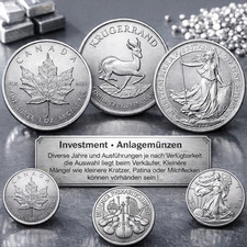 1 oncia argento fine varie