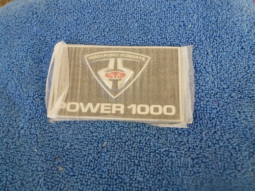 Rockford fosgate power 1000 - fosgate,