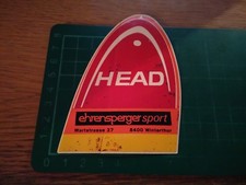 ADESIVO STICKER KLEBER VINTAGE SCI SKI  HEAD EHRENSPERGER SPORT 