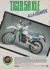 advertising Pubblicità MOTO GARELLI TIGER 50 XLE 1986 MOTOITALIANE MOTOSPORT