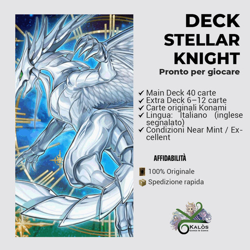 Yugioh mazzo deck cavaliere - mazzo,