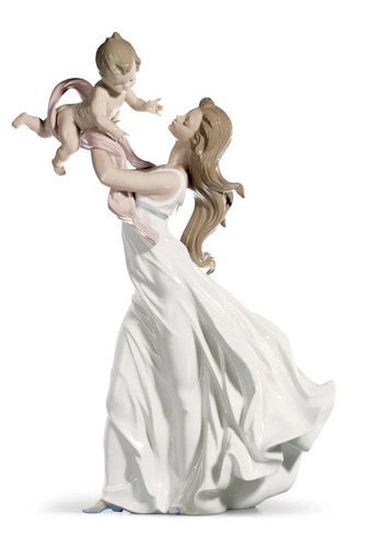 Lladrò sculpture mother - lladrò,