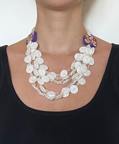 Collana bottoni in - collana,