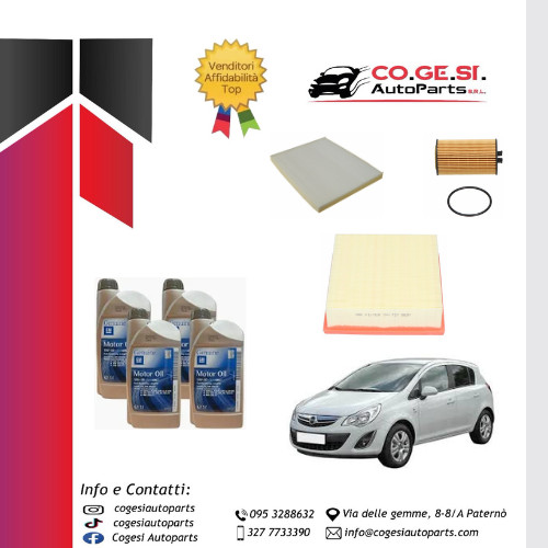 Kit tagliando opel corsa 0 - kit, d