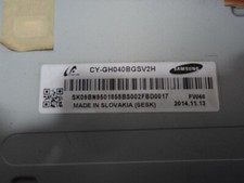 Pannello lcd  Display Screen CY-GH040BGSV2H  TV SAMSUNG UE40H5500  LED 40"