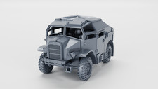 Wargame 3D Miniatura WW2 UK Britannico Morris Commerciale C8 FAT Quad Beetle Back 3D