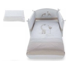 Pali Piumone lettino set 3 pz SAVANA Bianco e Tortora 0687Savana