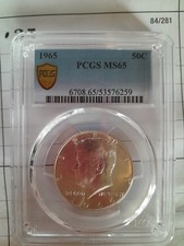 1965 Kennedy mezzo dollaro