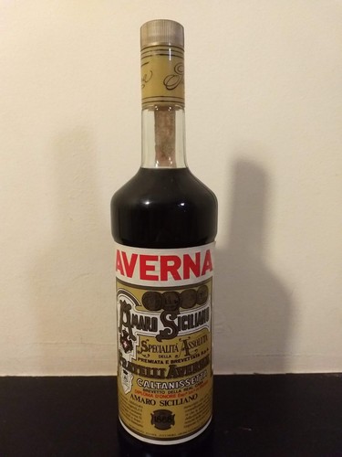 Bottiglia amaro averna vintage - amaro,