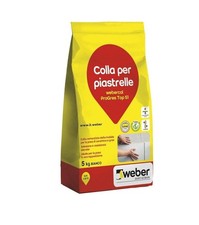 Adesivo cementizio deformabile Weber col progres Top S1 bianco 5kg