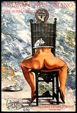 1970 * Manifesto, Poster Arte "Umano e non Umano nel Surrealismo" Italia (B)