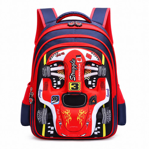 Zaino scuola auto corsa - zaino,