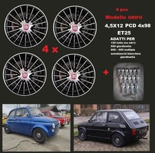 Cerchi Lega Fiat 500/126 Epoca