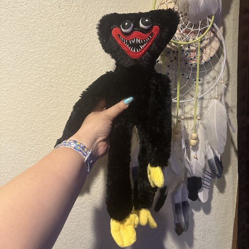 Huggy waggy plush toy - huggy, black