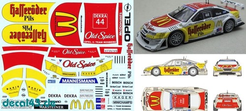 Decalcomania opel calibra - 1/43,