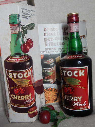 Vintage cherry stock - vintage, brandy
