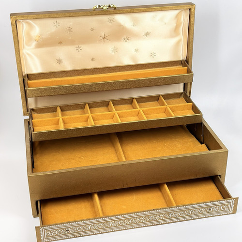 Portagioie vintage mele oro - mele,