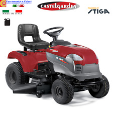 Trattorino Tagliaerba a Scoppio CASTELGARDEN Motore Benzina 586cc Rasaerba 108cm