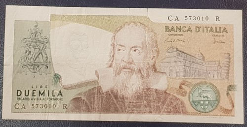 Banconota 2000 lire galileo - 2000,