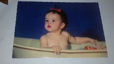 CARTOLINA BAMBINO IN VASCA