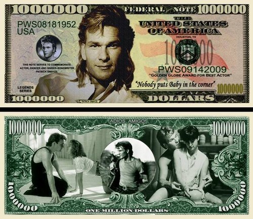 Patrick swayze billet de - -,