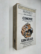 VITE PARALLELE CIMONE LUCULLO  TESTO GRECO A FRONTE - PLUTARCO - BUR - 1989