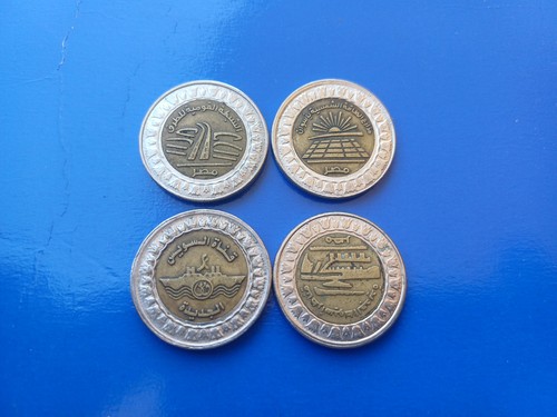 Egitto mini lotto monete - egitto, 4