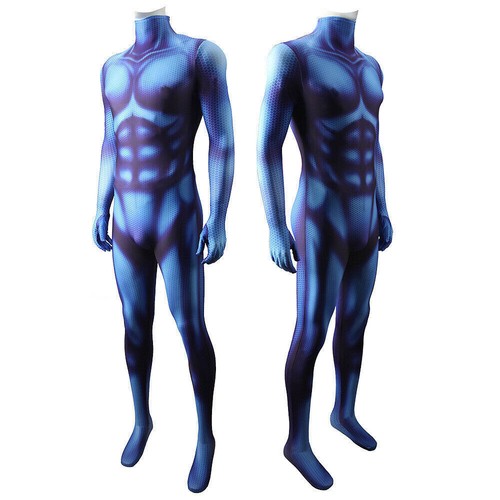Tuta muscolare blu costume - tuta,