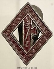 REGNO D'ITALIA SQUADRISTA PARTITO DI GOVERNO DIST. RARO MOD. IN ZAMA VERNICIATA